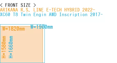 #ARIKANA R.S. LINE E-TECH HYBRID 2022- + XC60 T8 Twin Engin AWD Inscription 2017-